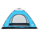 Camping Tent 5-Person Blue Quick Release 4004174
