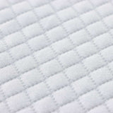 Mattress Topper White 90 x 200 x 10 cm Jaquard Fabric 4106245