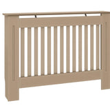 Radiator Cover 2 pcs Brown 112 x 19 x 81.5cm Engineered Wood 3403230