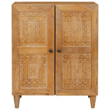 Sideboard Light brown 60 x 33 x 75 cm Solid mango wood 4018082