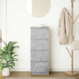Sideboard Concrete Grey 37.5x35x99 cm Engineered Wood 861700