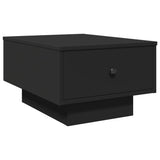 Coffee Table Black 60x45x31 cm Engineered Wood 848081