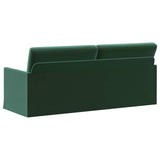 3 Seater Sofa Dark Green 190 x 81 x 82 cm Velvet 42041122