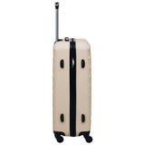 Hardcase Trolley Set 2 pcs Gold ABS 92431