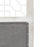 3-Panel Room Divider Grey 105x165 cm Fabric 338554