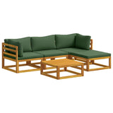 Sofa Set 5 pcs Natural Solid Acacia Wood 3417248