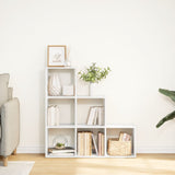 Room Divider Bookcase 3-Tier White 99x29x99 cm Engineered Wood 857958