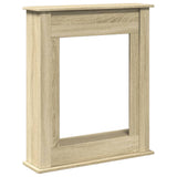 ZNTS Fireplace Surround Sonoma Oak 75x20x87.5 cm Engineered Wood 854582