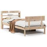 Bed Frame without Mattress 90x200 cm Solid Wood Pine 3306613