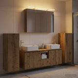 Bathroom Furniture Set 6 pcs Artisan Oak 100 x 14.5 x 70 cm 3407166