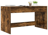 Desk with Drawer Smoked Oak 100 x 50 x 78 cm Engineered Wood 888942