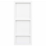 Shower Niche with 3 Compartments High Gloss White 41x99x9 cm 151399