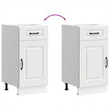 Kitchen Base Cabinet Kalmar White Engineered Wood 853467