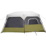 Family Tent with LED 9-Person Light Green Quick Release 94311