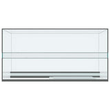 Terrarium with Storage Transparent 80 x 40 x 40 cm Glass 42020392