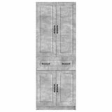Cabinet Set 2 pcs Concrete Grey Engineered Wood 3416991