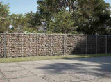 Gabion Basket with Cover 850x100x100 cm Galvanised Iron 3295205