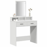Dressing Table White 79 x 41 x 140 cm Engineered Wood 865136