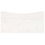 Desk Top White 100x50x2.5 cm Solid Wood Pine 824431