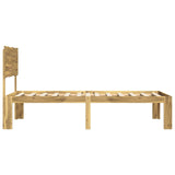 Double Bed Frame with Headboard ROSTOCK White 135 x 190 cm 3405409