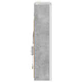 Bathroom Mirror Cabinet Concrete Grey 33 x 11.5 x 50 cm 889218