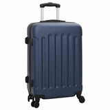 Suitcase with Lock 3 pcs Dark Blue 50 x 31 x 78 cm ABS Plastic 42006245
