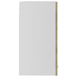 Hanging Glass Cabinet Sonoma Oak 60x31x60 cm Engineered Wood 802524