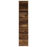 Highboard Old Wood 37.5x35x180 cm Engineered Wood 861668