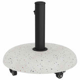 Parasol Base 21kg White Concrete Round 42007322