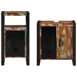 Bathroom Furniture Set 2 pcs Brown Solid reclaimed wood 3305599