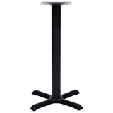 Bistro Table Leg Black 56x56x72 cm Cast Iron 325429