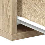 800313 Floating Nightstands 2 pcs Sonoma Oak 40x30x15 cm Engineered Wood
