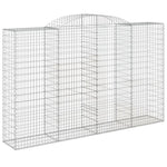 Arched Gabion Basket 300x50x180/200 cm Galvanised Iron 153519