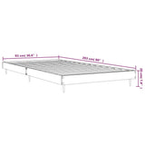 Bed Frame without Mattress Grey Sonoma 90x200 cm Engineered Wood 832275