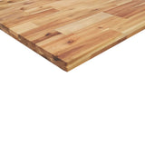 Basin Shelf Wall Mounted Steel and Solid Wood Acacia 3302949