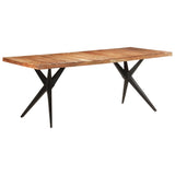 Dining Table 200x90x76 cm Solid Acacia Wood 323571