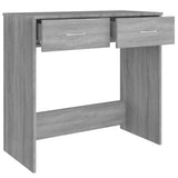 Desk Grey Sonoma 80x40x75 cm Engineered Wood 815475