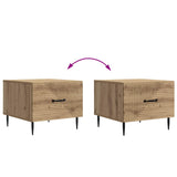 Coffee Table Artisan Oak 49 x 50 x 40 cm Engineered Wood 894974