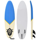 Surfboard 170 cm Blue and Cream 91687