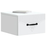 Wall-Mounted Bedside Cabinet 2 pcs White 34.5 x 33 x 20 cm 898936