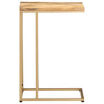 ZNTS Side Table 35x45x65 cm Solid Mango Wood 286400