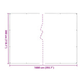 Plant Cover with Eyelets 3x10 m Polyethylene 3308693