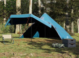 Camping Tent Tipi 5-Person Blue Waterproof 4009408