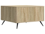 Coffee Table Sonoma Oak 49 x 50 x 40 cm Engineered Wood 895657