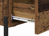 Bedside Cabinet Old Wood 40 x 40 x 66 cm Engineered Wood 882125