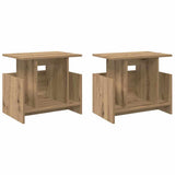 TV Stand 2 pcs Artisan Oak 50 x 35 x 45 cm Engineered Wood 891015