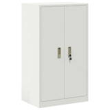 Storage Cabinet 2 pcs White 60 x 40 x 175 cm Steel Lockable 3438758