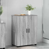 Bathroom Cabinet with Storage Grey Sonoma 60 x 35 x 80 cm 883310