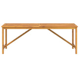 Garden Dining Table 200x90x74 cm Solid Wood Acacia 362242