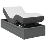 Electric Adjustable Bed Frame Dark Grey 190 x 100 x 33.5 cm 42037340